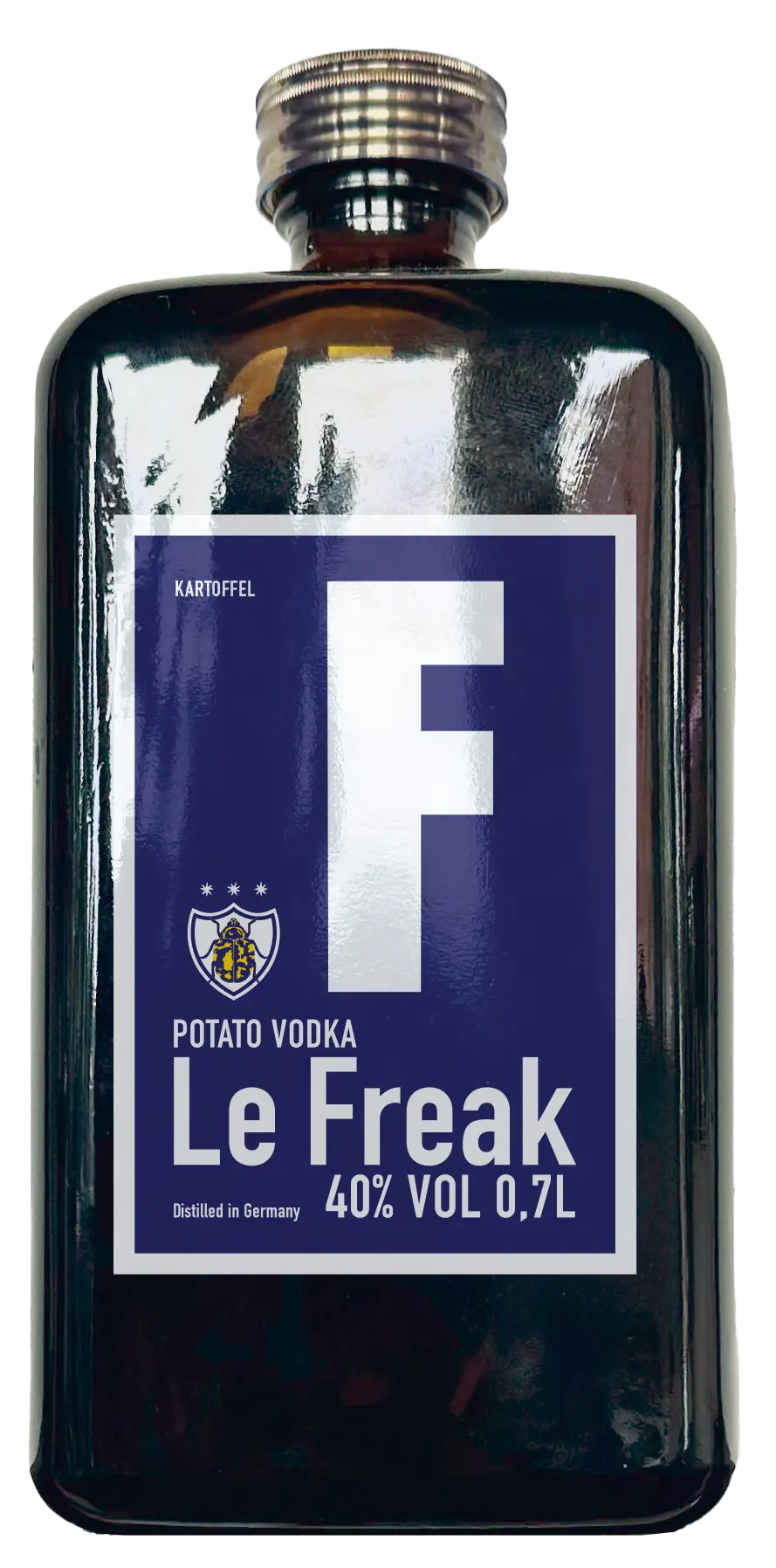 Bottle of Le Freak Potato Vodka